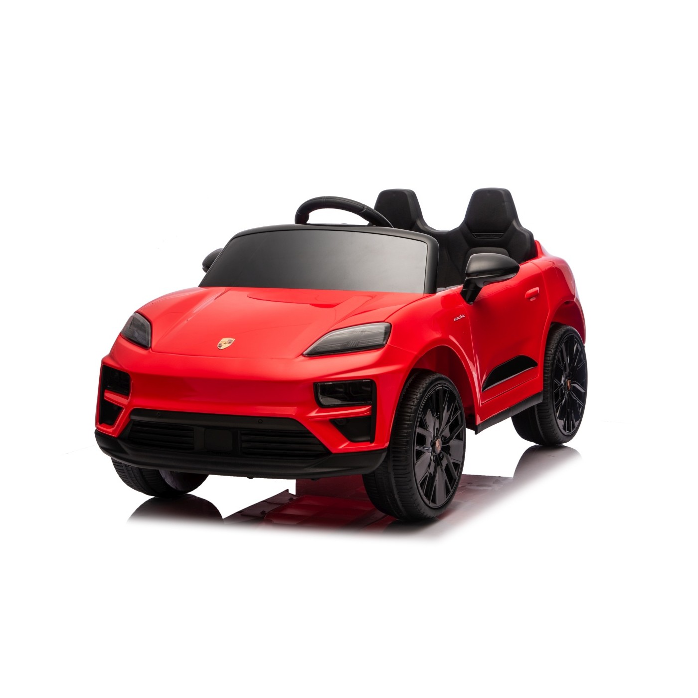 Červené vozidlo Porsche Macan