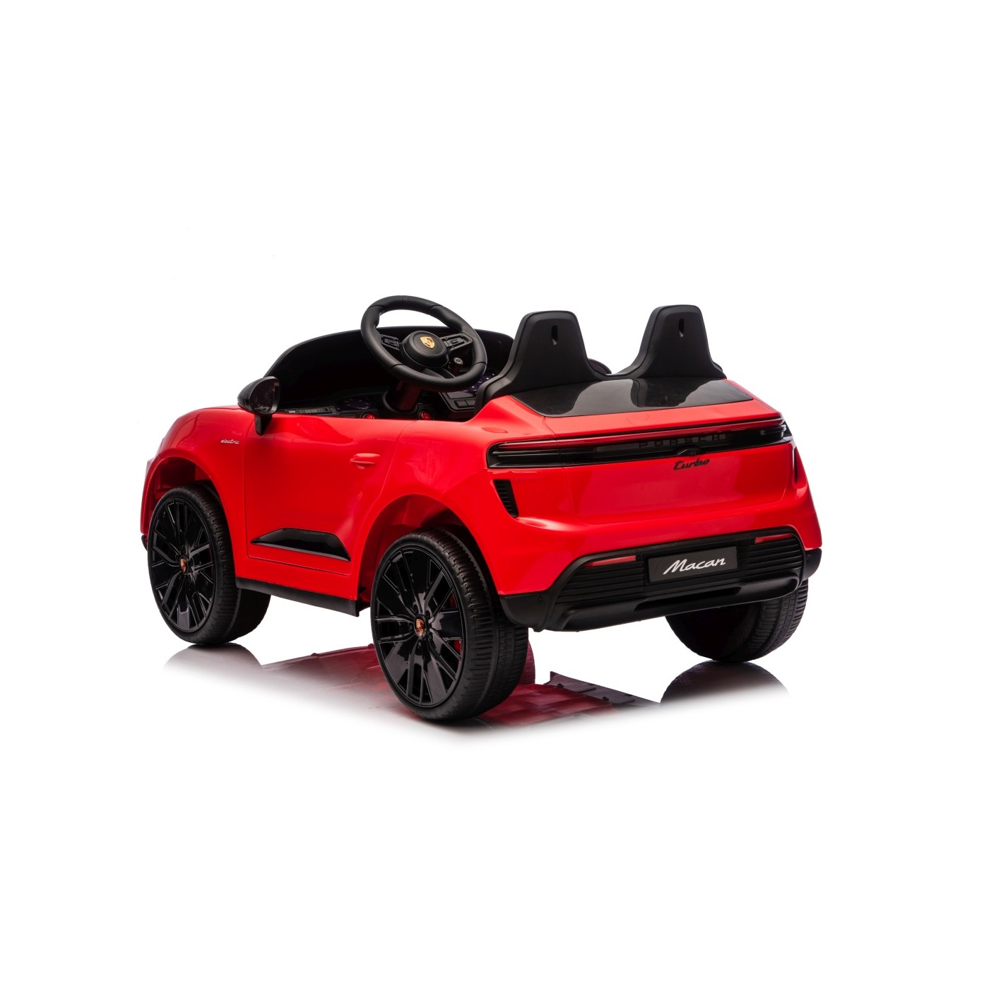 Červené vozidlo Porsche Macan