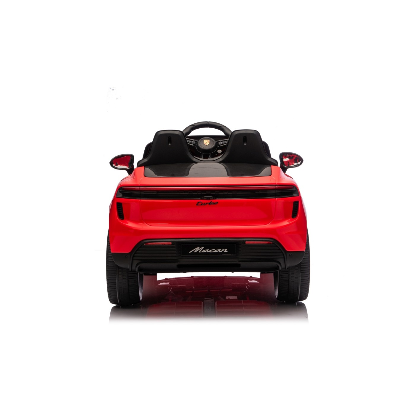 Červené vozidlo Porsche Macan