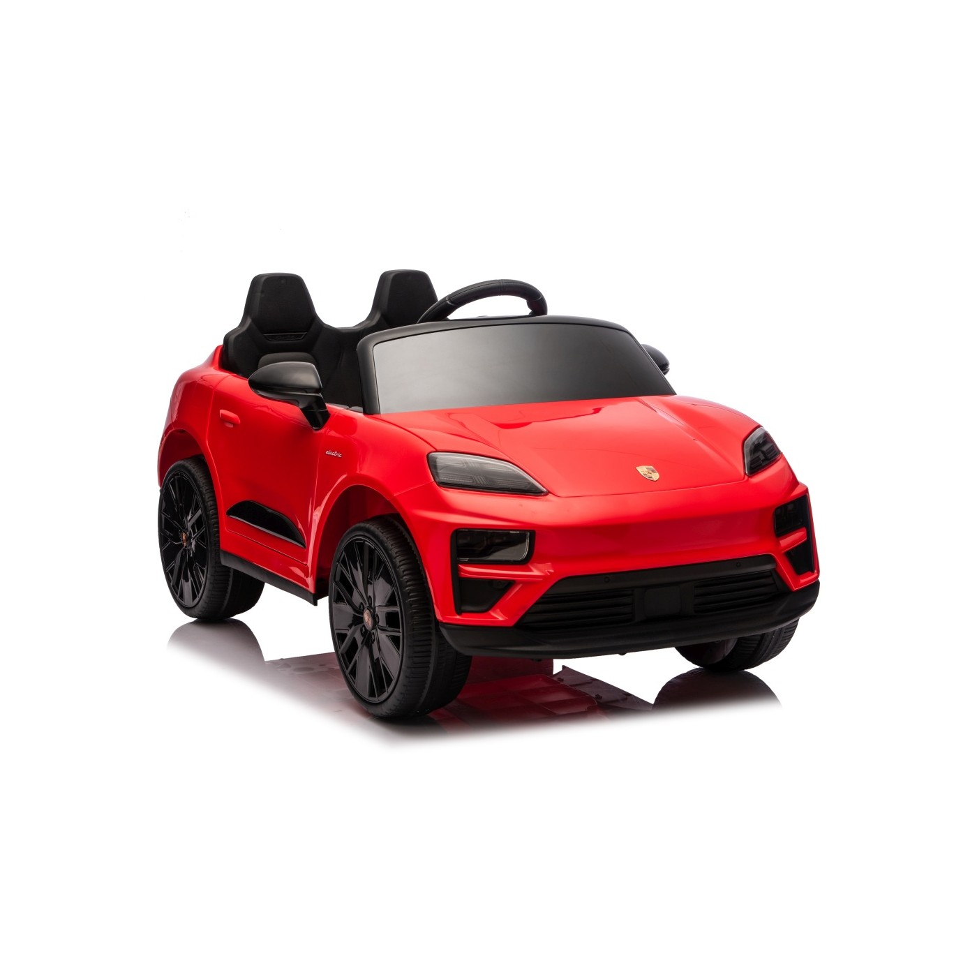 Červené vozidlo Porsche Macan