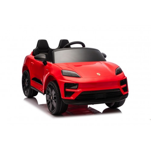 Červené vozidlo Porsche Macan