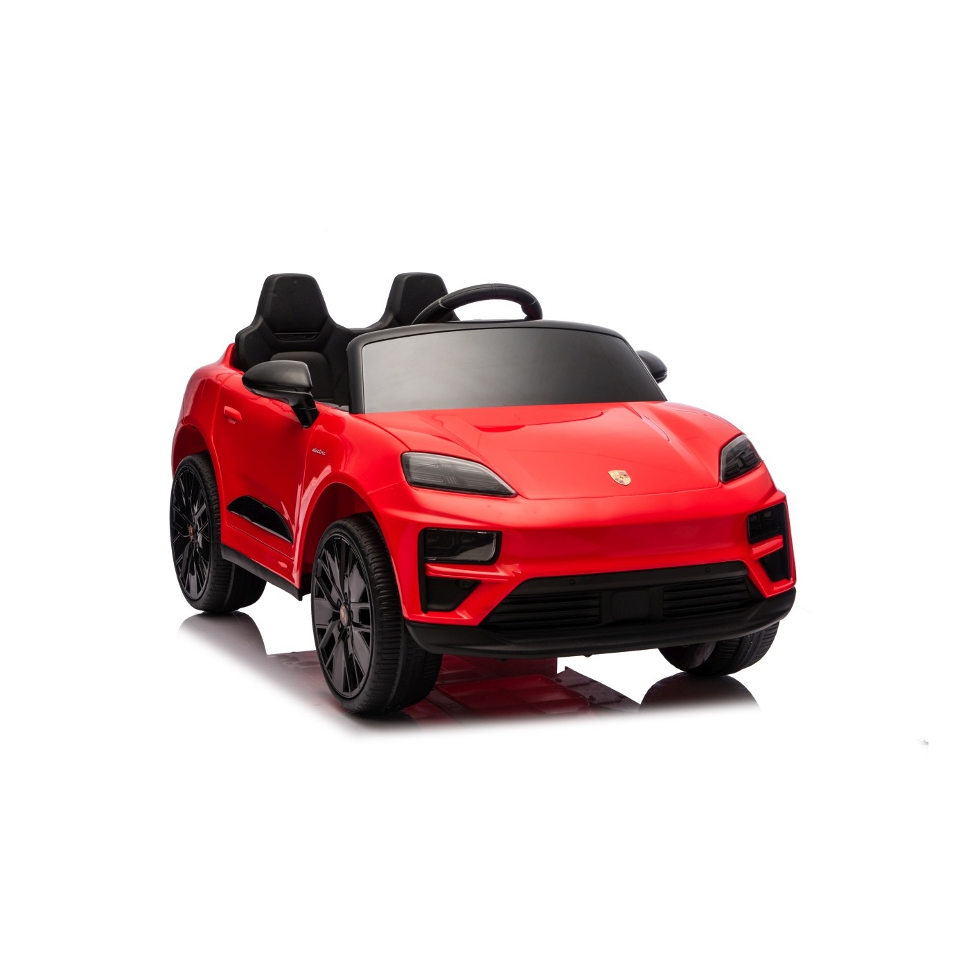 Červené vozidlo Porsche Macan