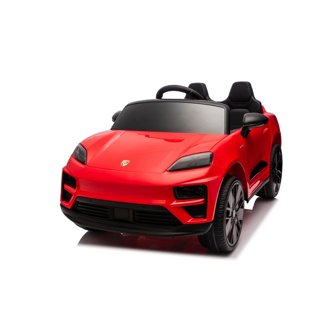 Červené vozidlo Porsche Macan
