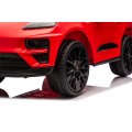 Červené vozidlo Porsche Macan