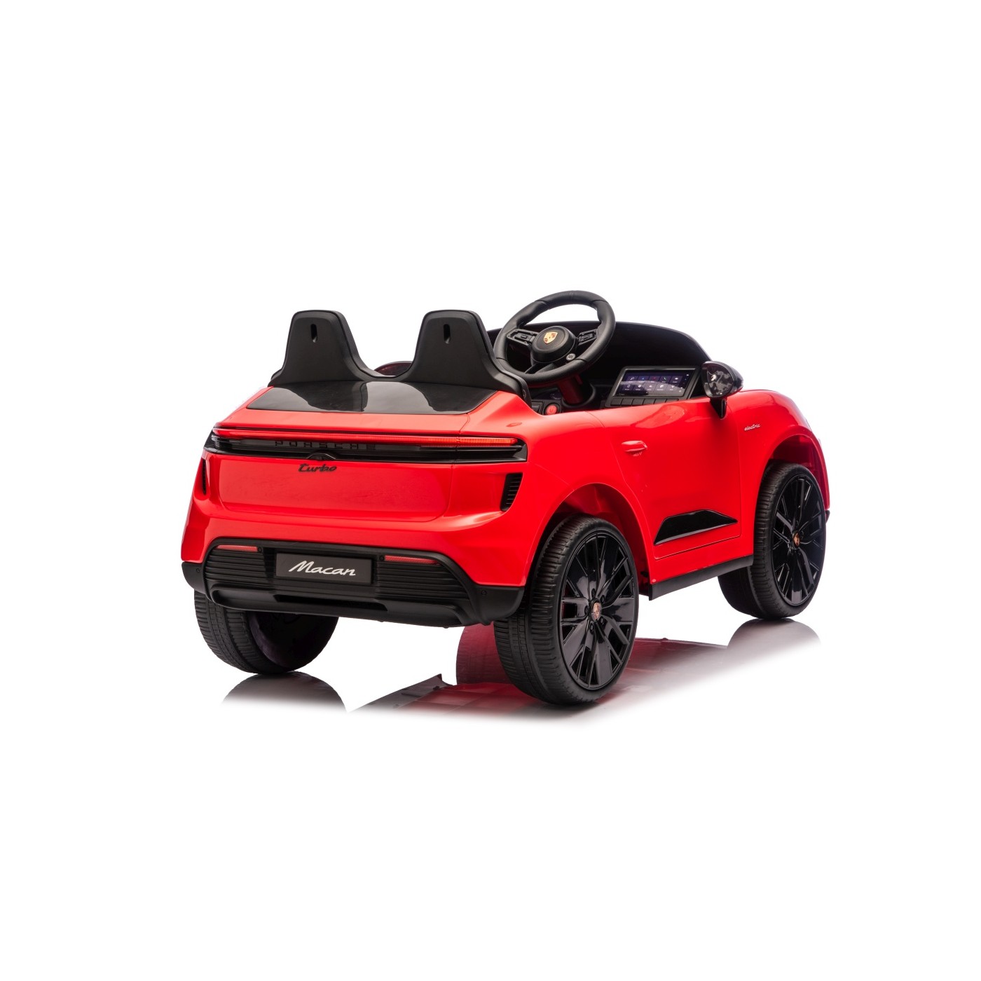 Červené vozidlo Porsche Macan