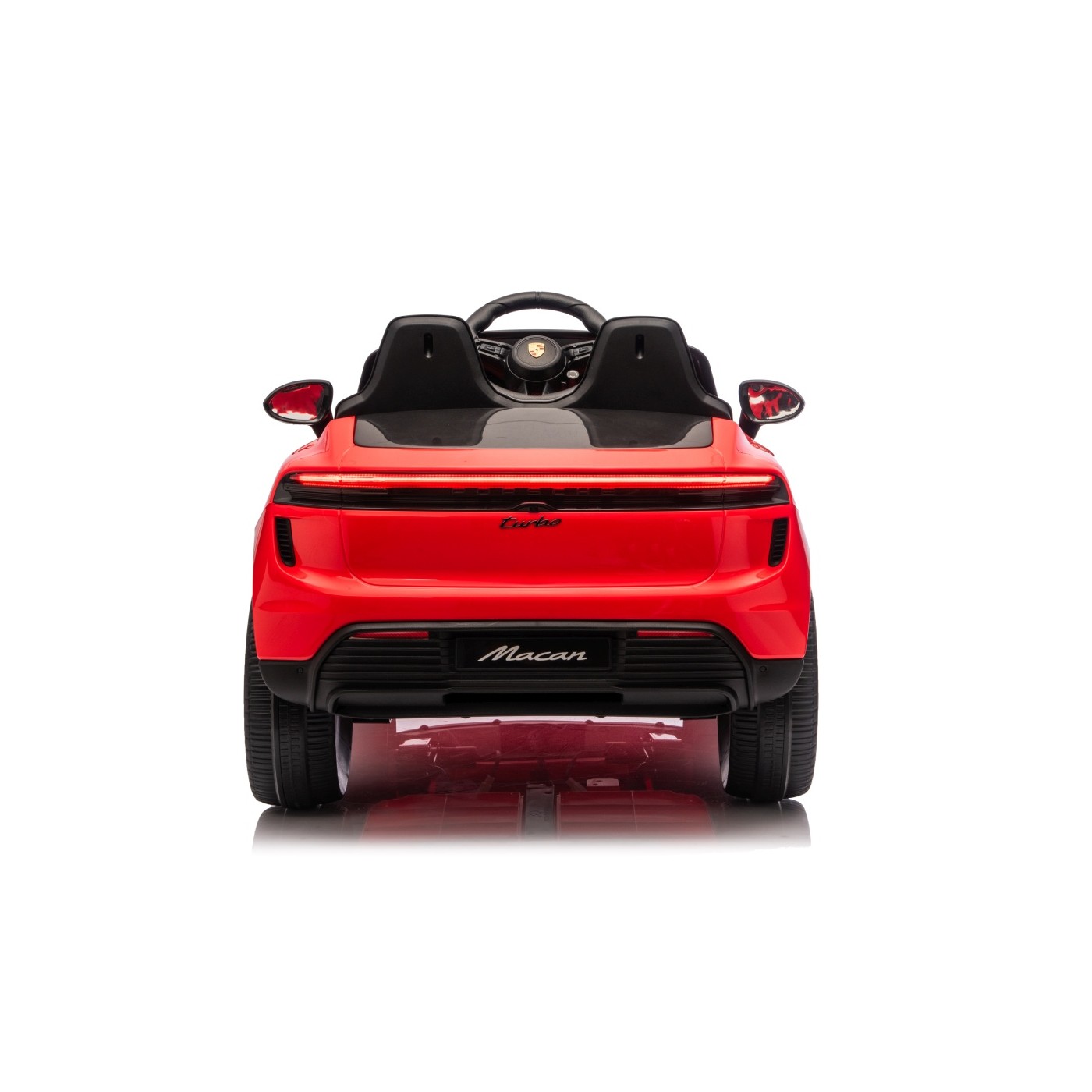 Červené vozidlo Porsche Macan