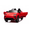 Červené vozidlo Porsche Macan