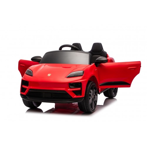 Červené vozidlo Porsche Macan