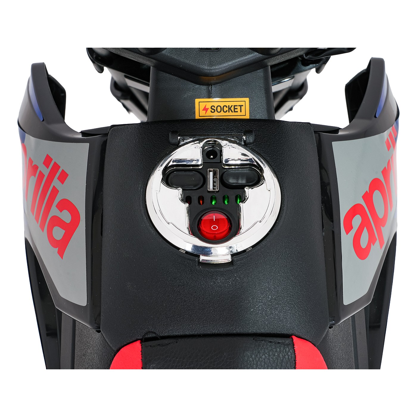 Motor vozidla Aprilia RX modrý