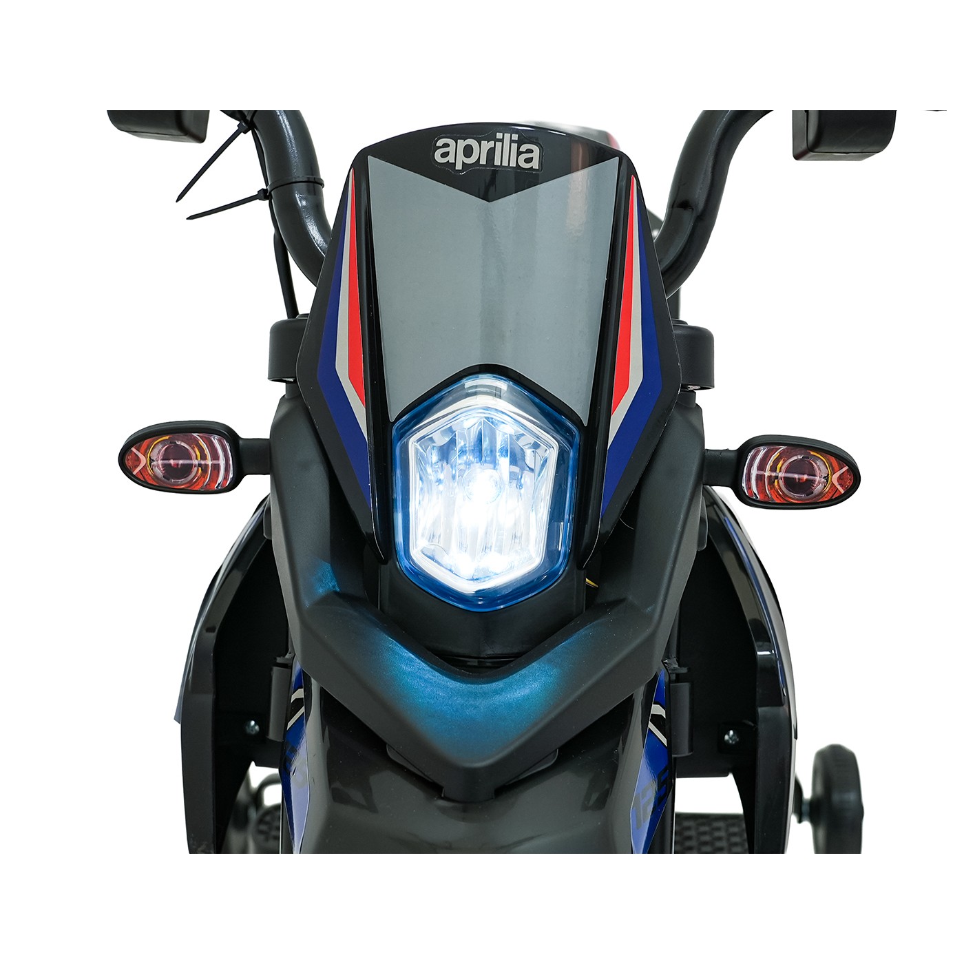Motor vozidla Aprilia RX modrý