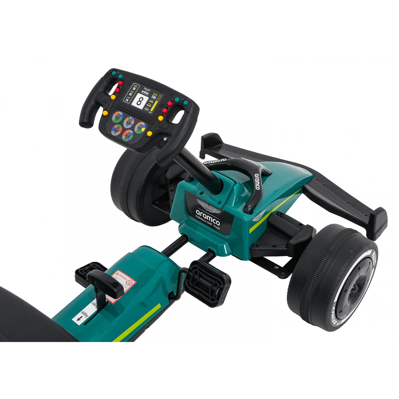 Aston Martin Go-Motokárová zelená