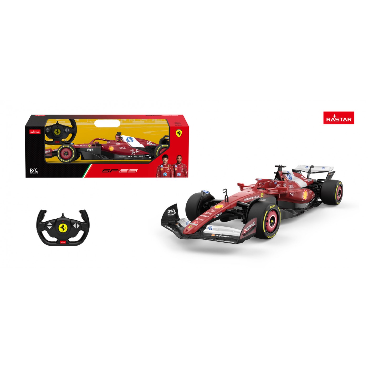 R/C 1:12 Ferrari SF-25 Červená RASTAR