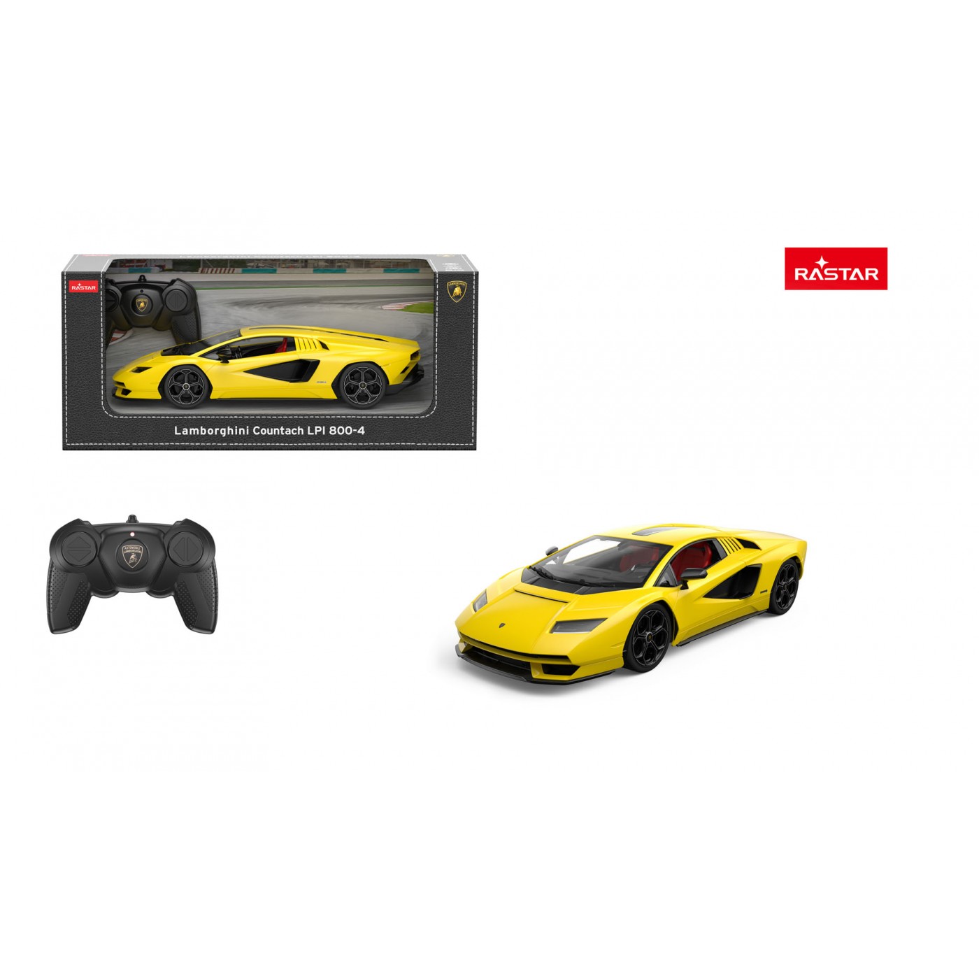 R/C 1:16 Lamborghini Countach LPI 800-4 Yellow RASTAR
