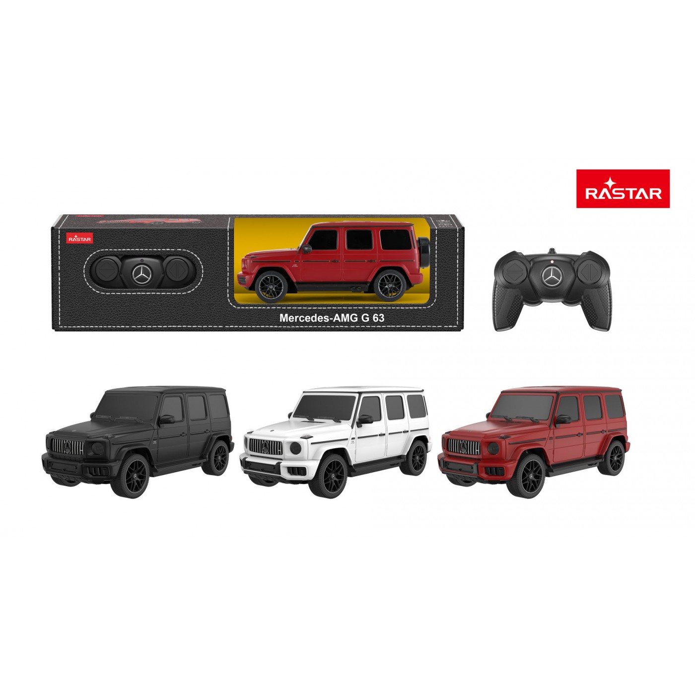 R/C 1:24 Mercedes AMG G63 Červený RASTAR