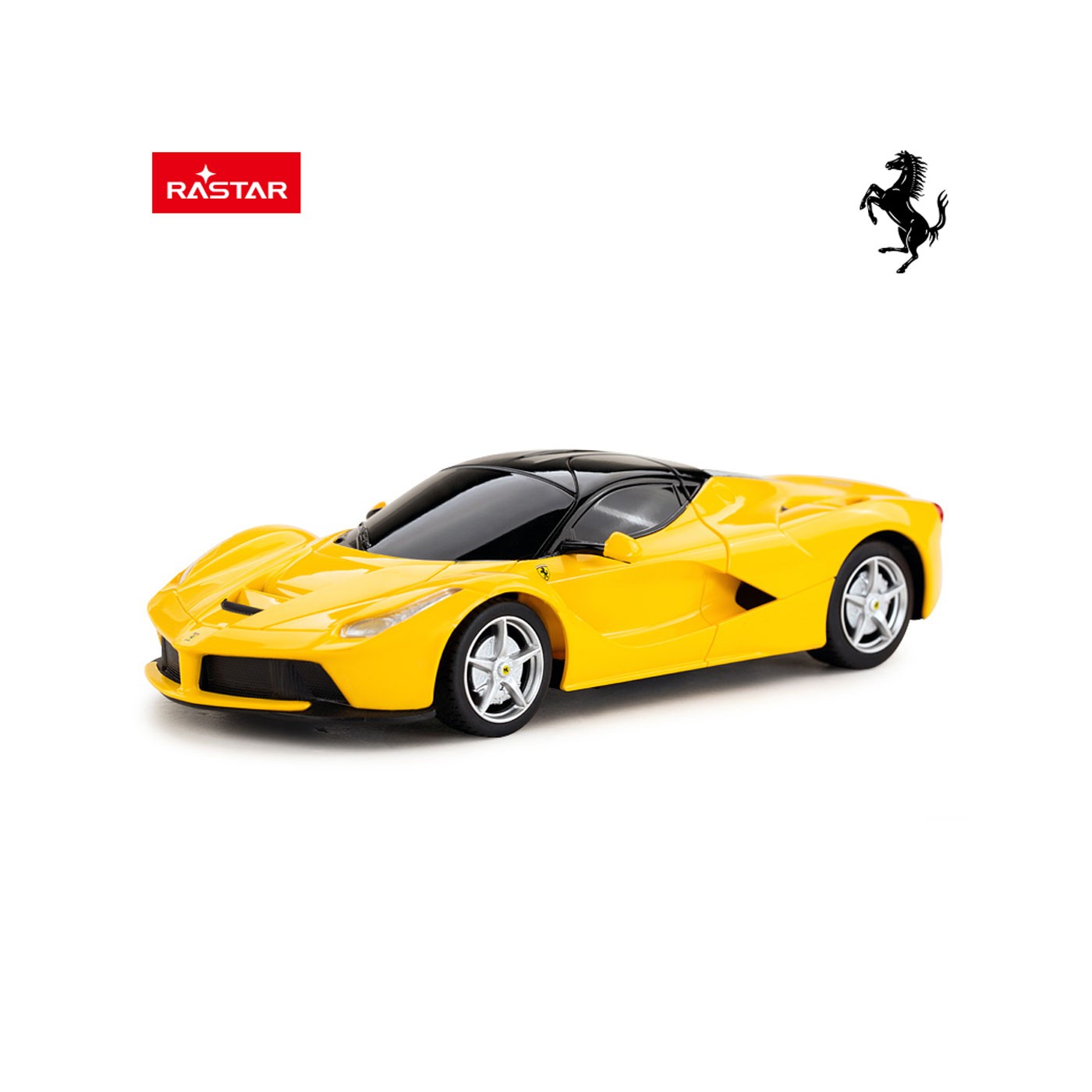 Rádiové auto 1:24 Ferrari LaFerrari žlté RASTAR