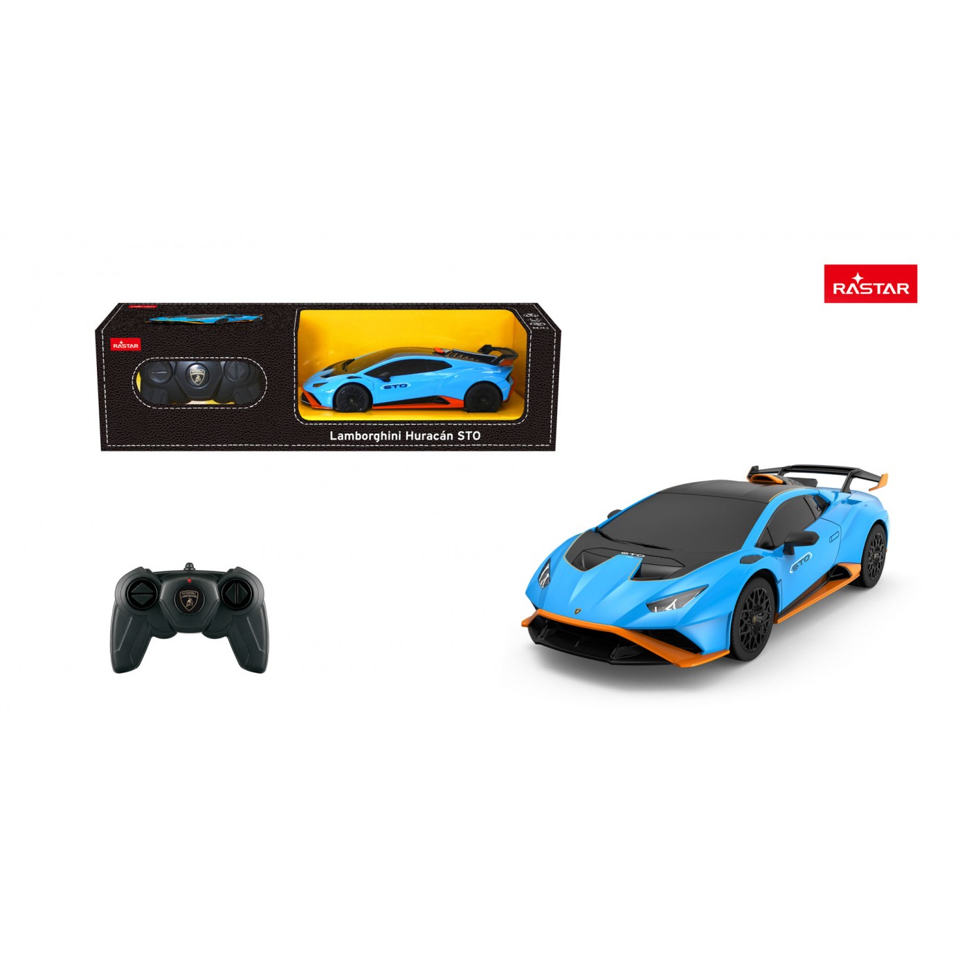 R/C auto 1:24 Lamborghini Huracan STO Blue RASTAR