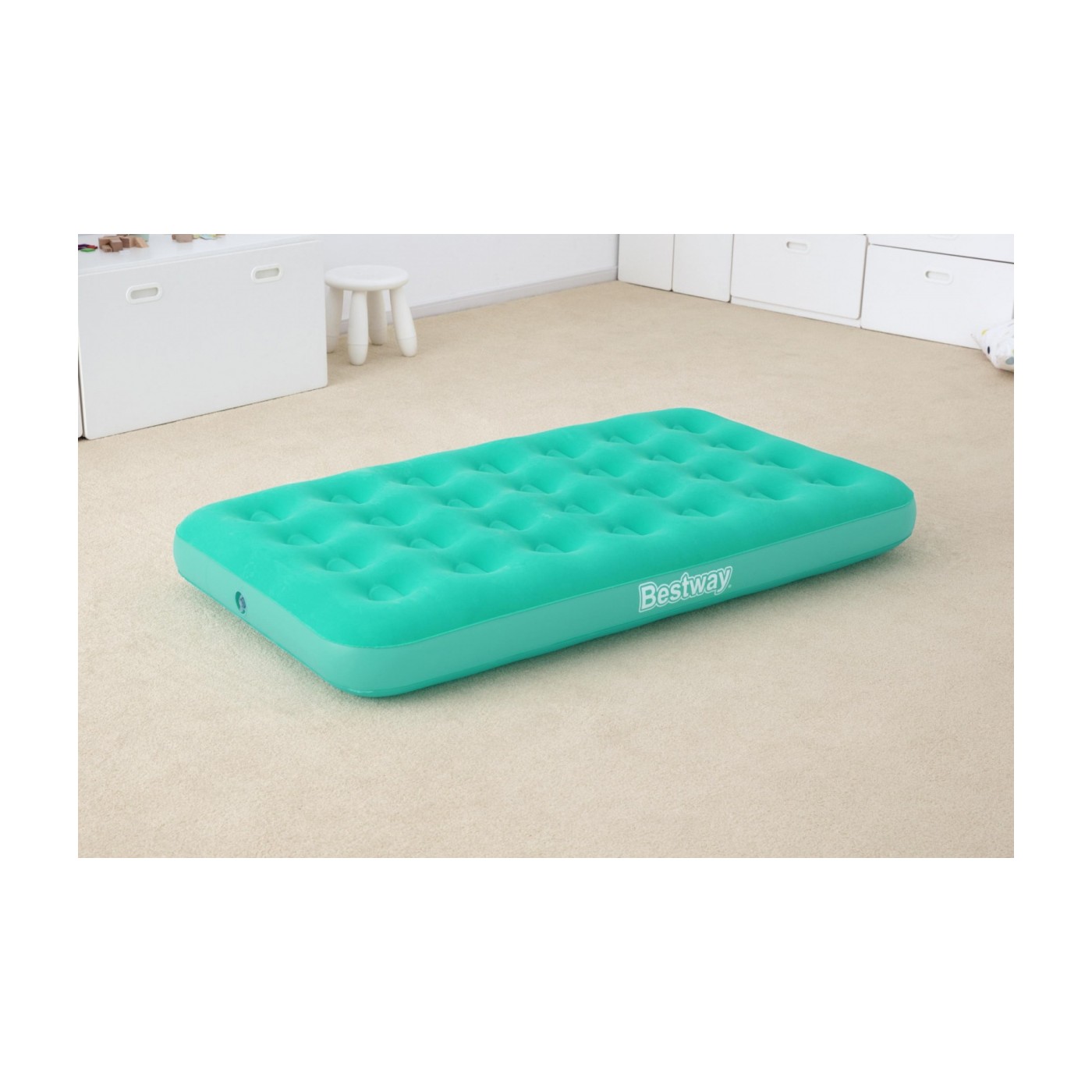 Nafukovací Matrac velúrový DrowsyDreamer Modrý BESTWAY