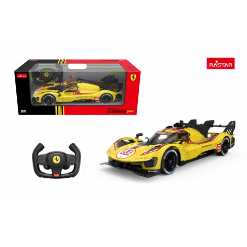 R/C auto 1:14 Ferrari 499P žlté RASTAR