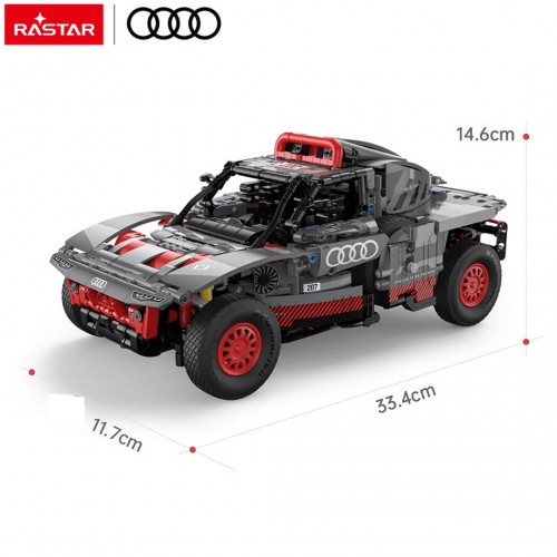 Autobloky 1:14 Audi RS Q e-tron sivý RASTAR