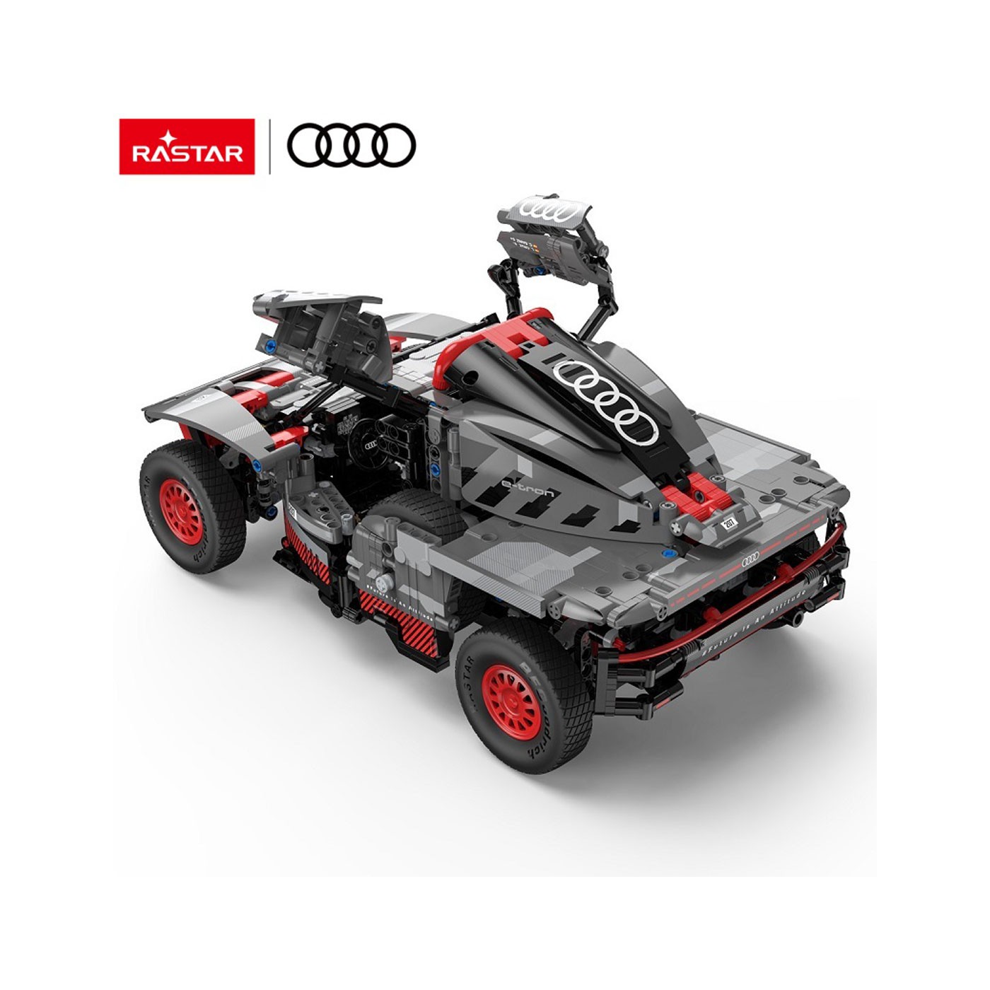 Autobloky 1:14 Audi RS Q e-tron sivý RASTAR
