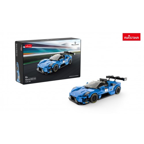 Autobloky 1:28 Maserati MC20 GT2 modrá RASTAR