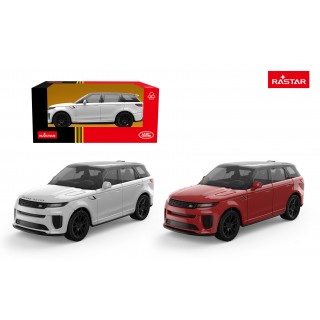 Kovové auto 1:43 Range Rover Sport SV bielej farby RASTAR