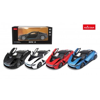 Metal Car 1:24 BMW i8 Red RASTAR