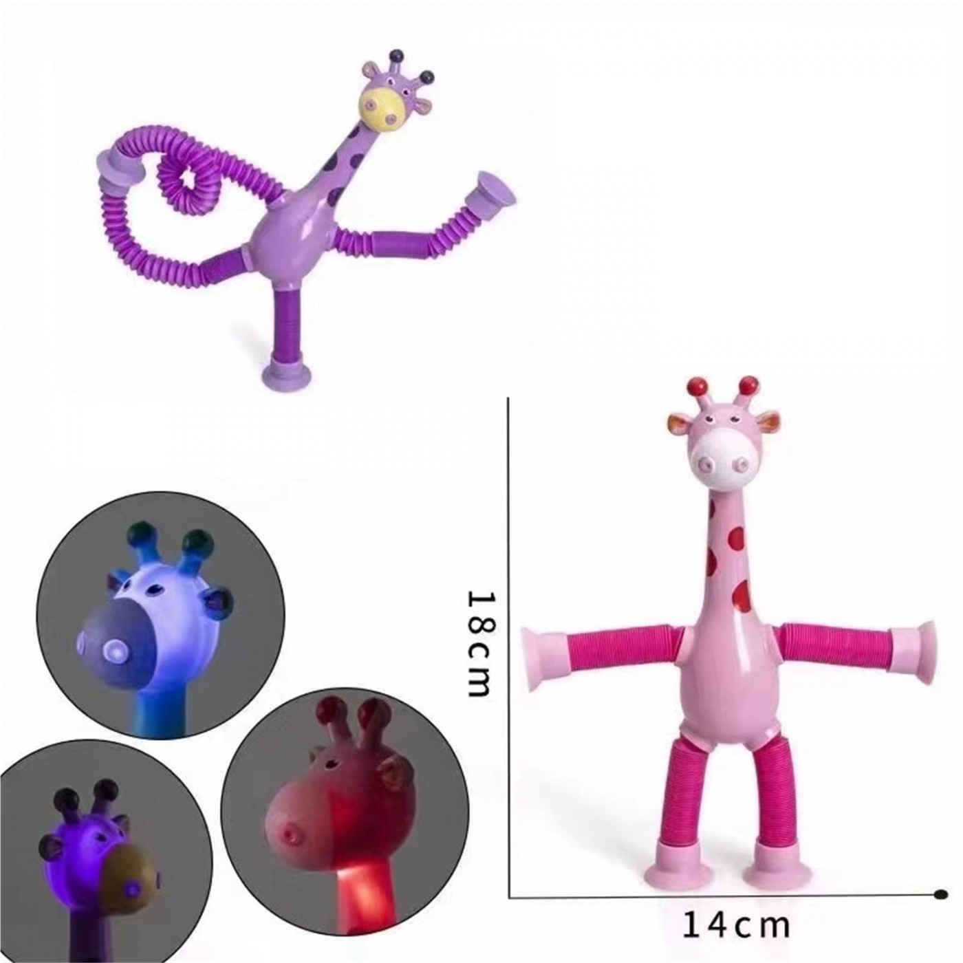 Farebná flexibilná žirafa