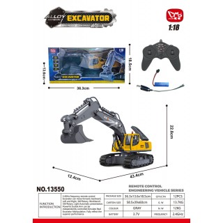 R/C bager žlto-sivý 1:18