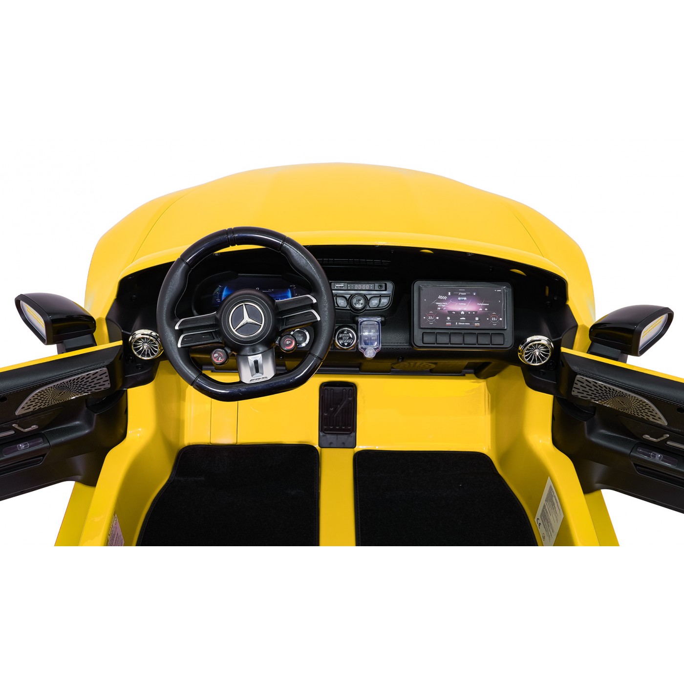 Vozidlo Mercedes Benz GT63 AMG žlté