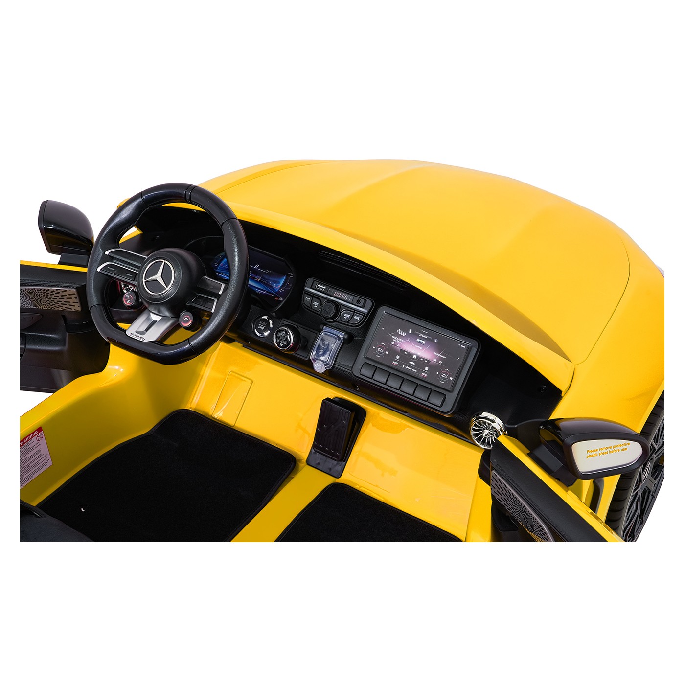 Vozidlo Mercedes Benz GT63 AMG žlté