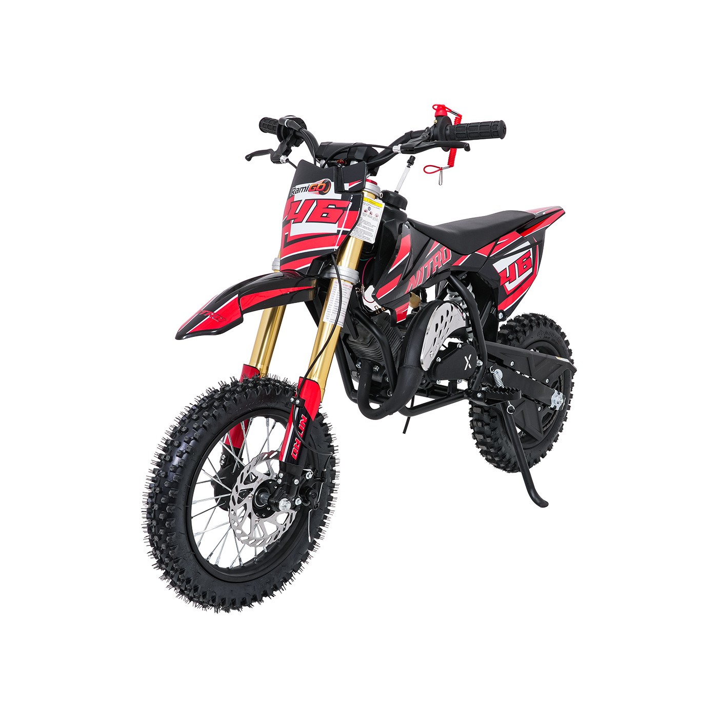 Spaľovací motor vozidla NITRO 60cc červený