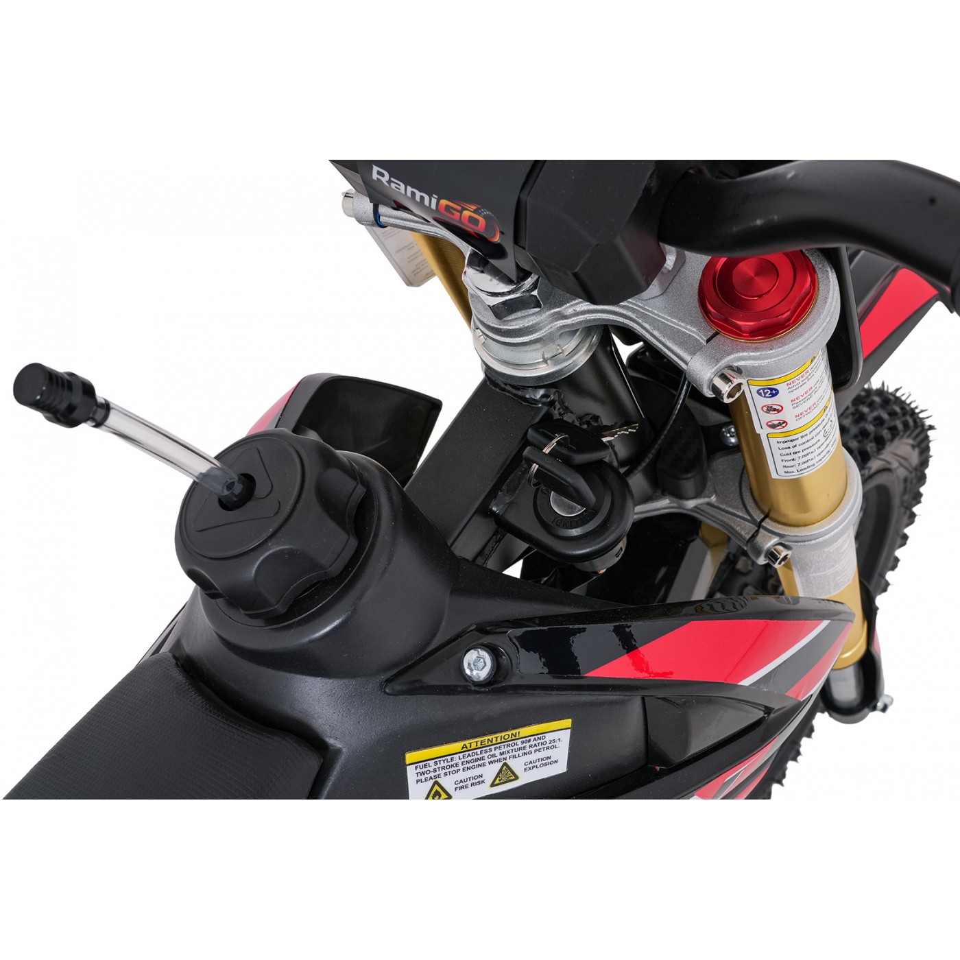 Spaľovací motor vozidla NITRO 60cc červený