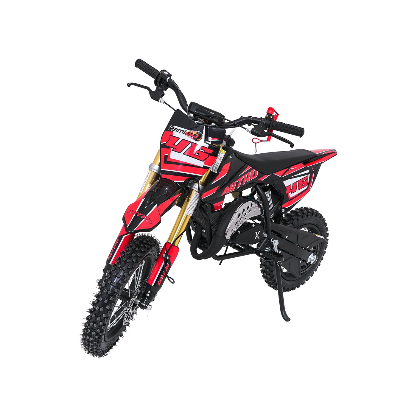 Spaľovací motor vozidla NITRO 60cc červený