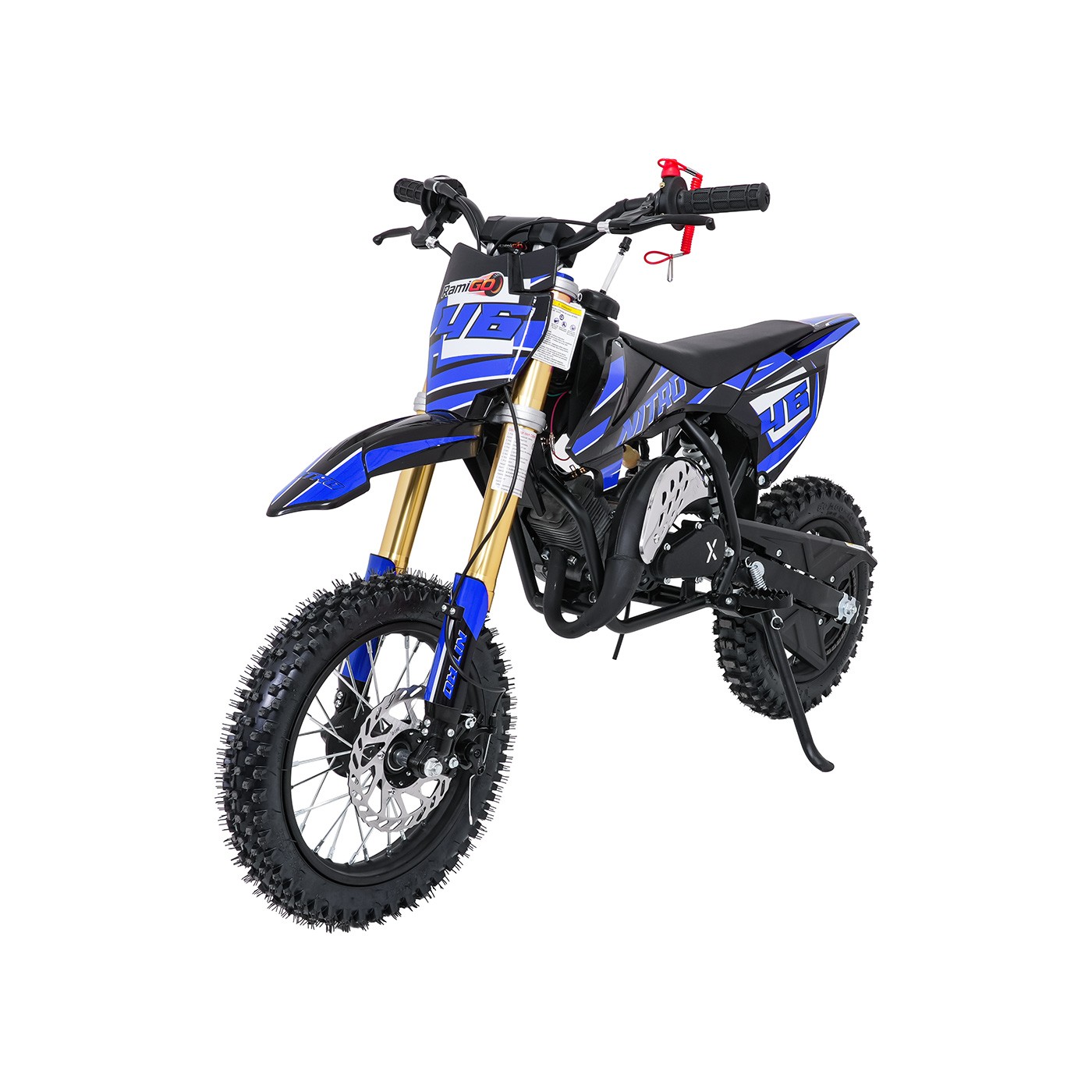 Vozidlo NITRO 60cc modrý spaľovací motor