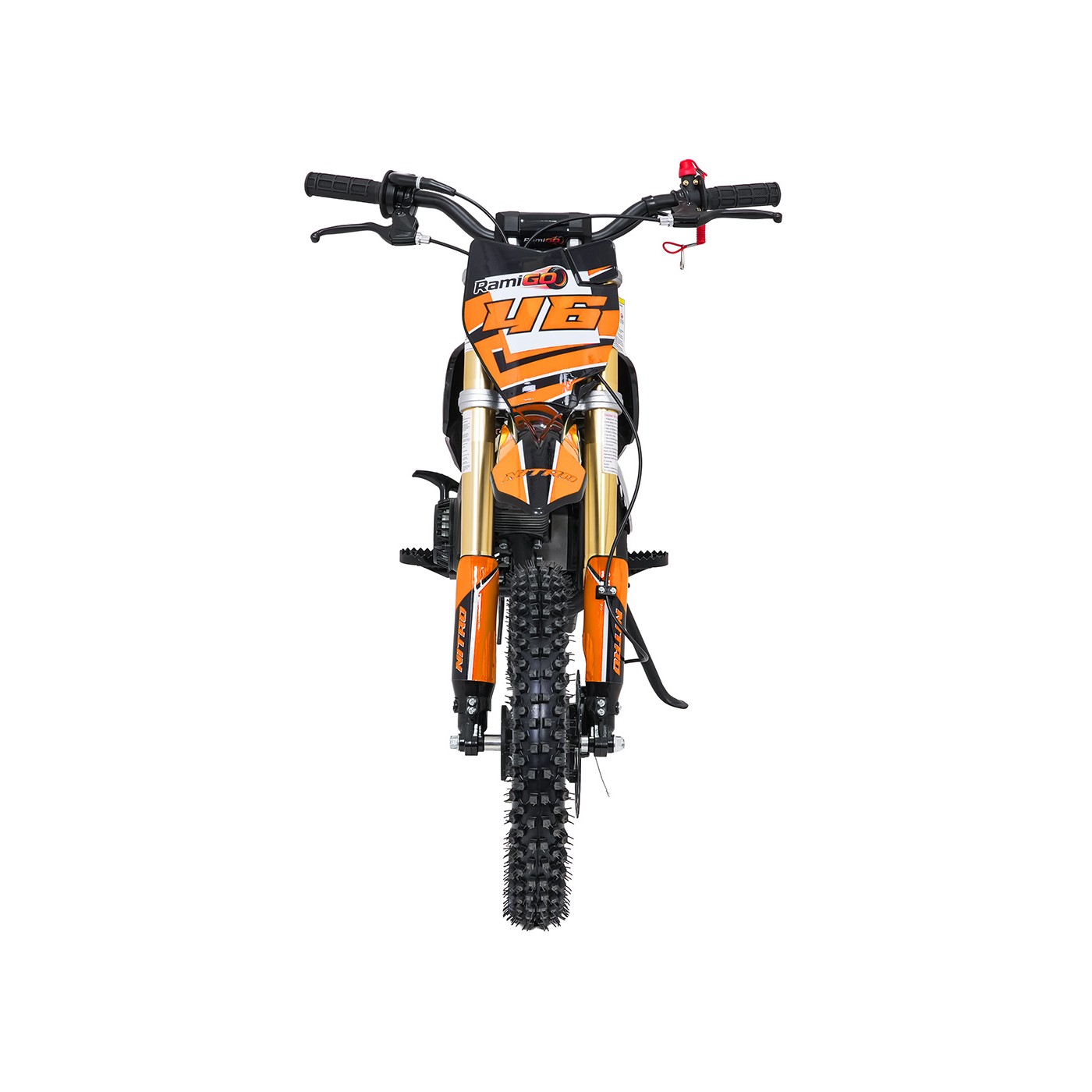 Spaľovací motor NITRO 60cc oranžovej farby pre vozidlo