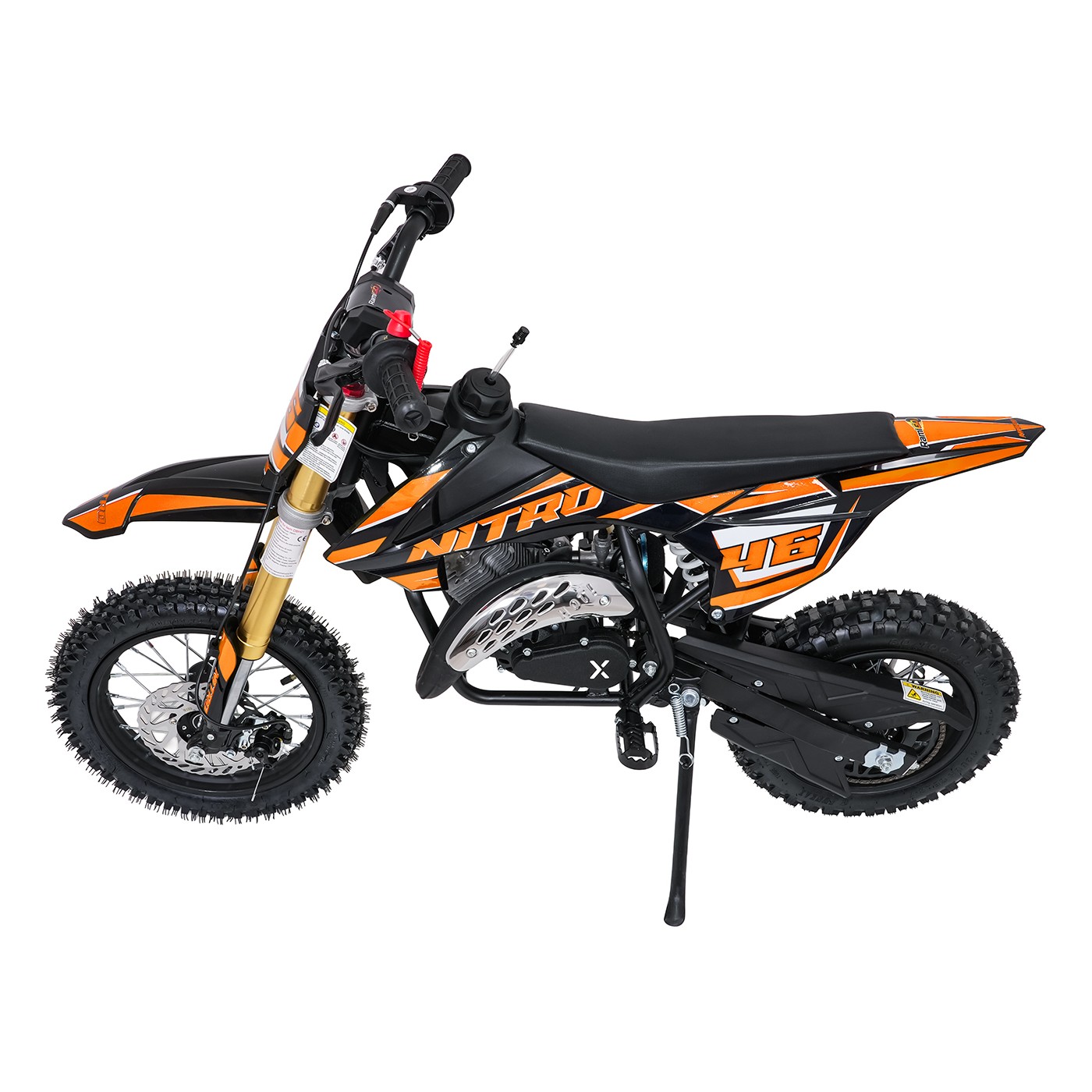 Spaľovací motor NITRO 60cc oranžovej farby pre vozidlo