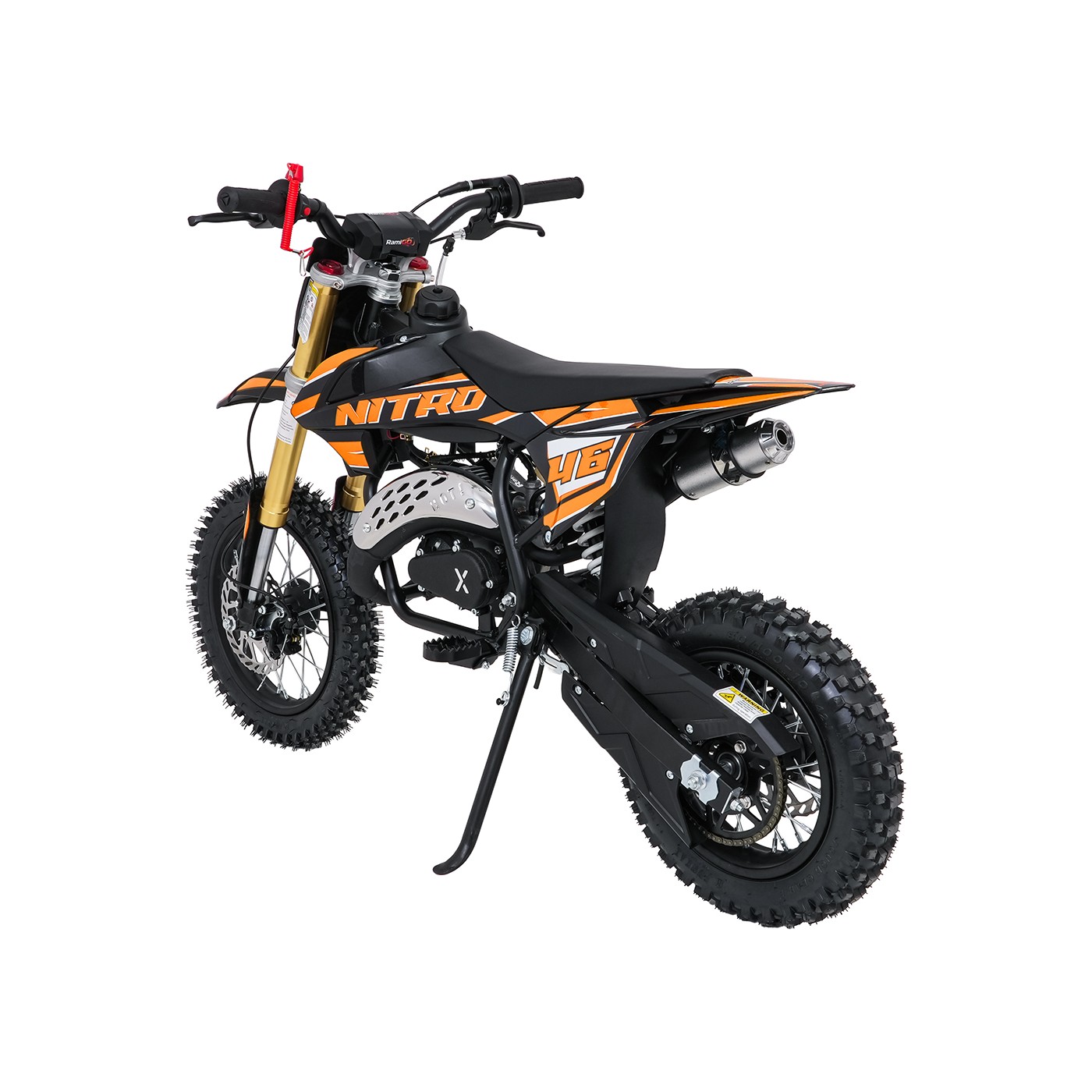Spaľovací motor NITRO 60cc oranžovej farby pre vozidlo