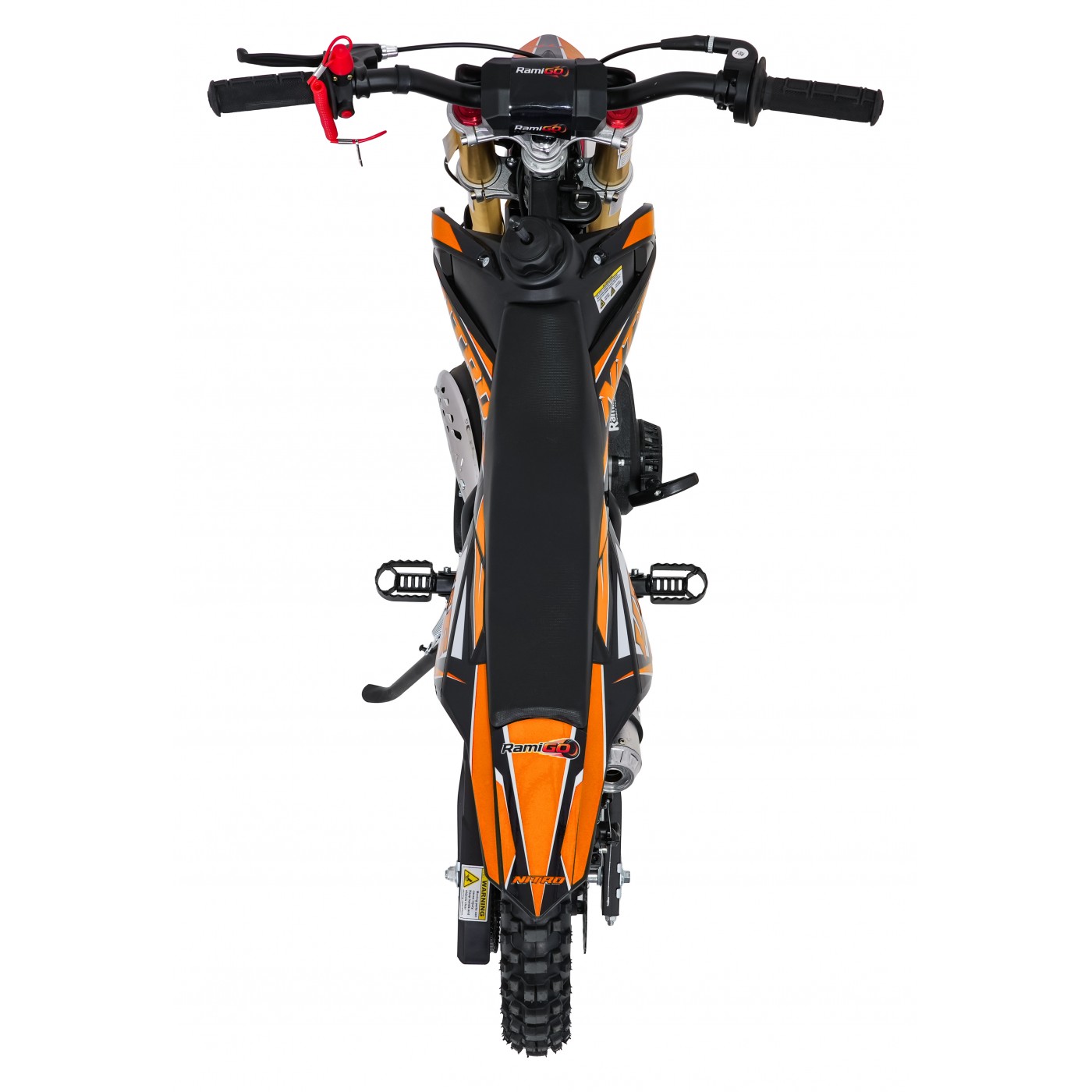 Spaľovací motor NITRO 60cc oranžovej farby pre vozidlo