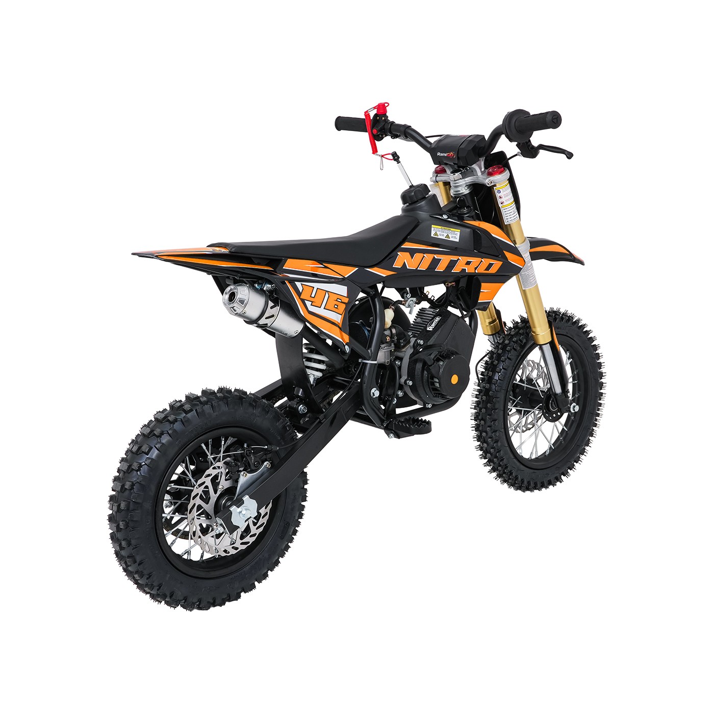 Spaľovací motor NITRO 60cc oranžovej farby pre vozidlo