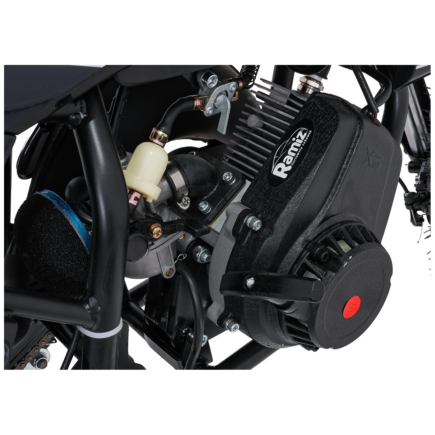 Spaľovací motor NITRO 60cc oranžovej farby pre vozidlo
