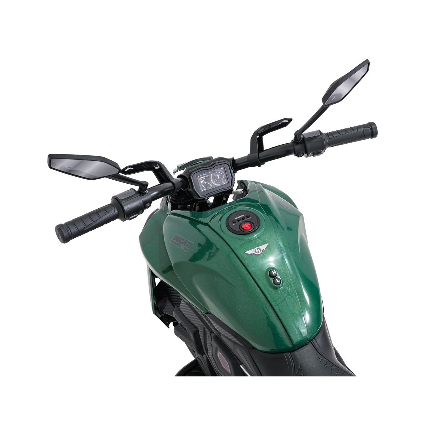 Motor vozidla Ducati Diavel x Bentley Green