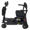 Elektrická kolobežka SeniorStar Black so štyrmi kolesami pre seniorov