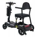 Elektrická kolobežka SeniorStar Black so štyrmi kolesami pre seniorov