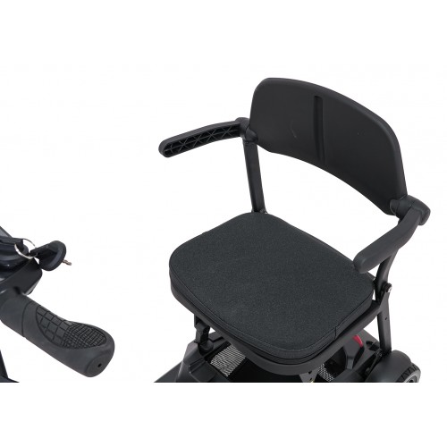 Elektrická kolobežka SeniorStar Black so štyrmi kolesami pre seniorov