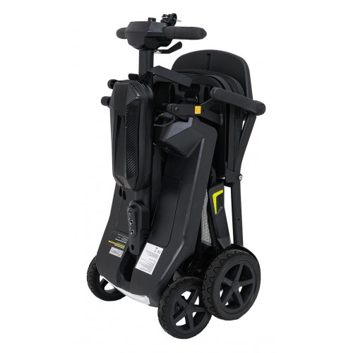 Elektrická kolobežka SeniorStar Black so štyrmi kolesami pre seniorov