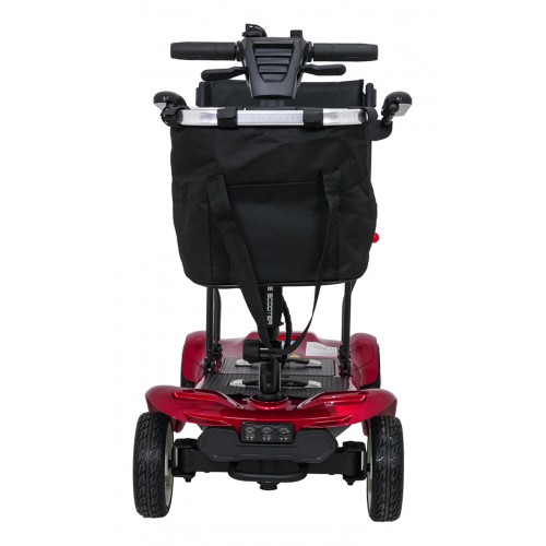 Elektrická kolobežka EasyGo Red so štyrmi kolesami pre seniorov