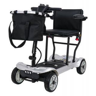 Elektrická kolobežka EasyGo Gray so štyrmi kolesami pre seniorov