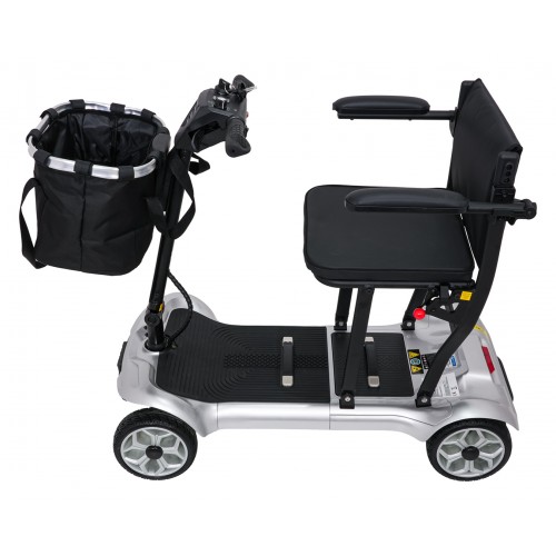 Elektrická kolobežka EasyGo Gray so štyrmi kolesami pre seniorov