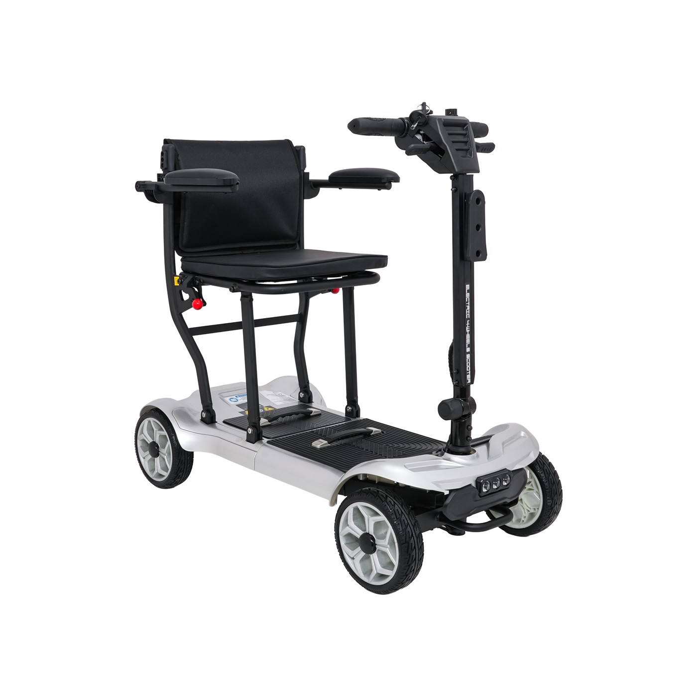 Elektrická kolobežka EasyGo Gray so štyrmi kolesami pre seniorov
